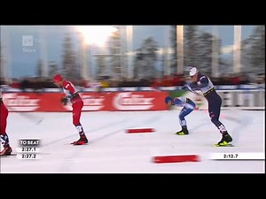 Sprint Double Pole Visualization (Schoonmaker, Klaebo)