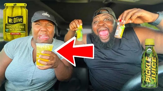I put pickle juice in my wife's Starbucks Refresher hilarious prank