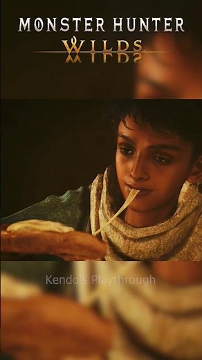 Eating in Kunafa - MONSTER HUNTER WILDS Meals Cooking Scenes Animation & Gameplay #MHWilds