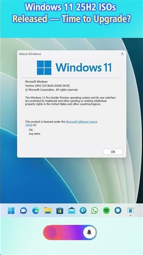 Windows 11 25H2 ISOs Released – What’s New & Should You Upgrade?