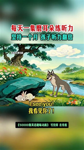 趣味英語小故事，萌趣又治癒，每天一集磨耳朵，讓孩子在笑聲中愛上英語 #看動畫學英語 #英語啟蒙#趣味英語#磨耳朵動畫#親子英語啟蒙