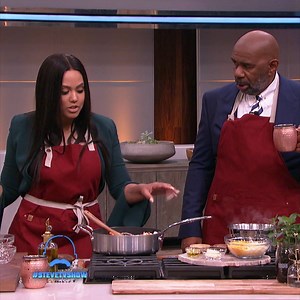 1.4M views · 1.2K reactions | Ayesha Curry stopped by to teach Steve a delicious and easy ratatouille recipe! | STEVE on Watch | Facebook