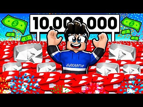 Ich bekomme 10 MILLIONEN ABONNENTEN und ZIEHE UM in Youtube Life auf ROBLOX