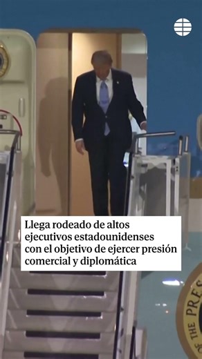 Trump aterriza en China con Elon Musk y otro líderes tecnológicos para hacer presión comercial