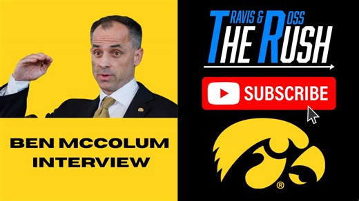If you mssied our interview with Iowa Men's Basketball coach Ben McCollum today, check it out. Great stuff about the upcoming season. | The Rush with Travis and Ross