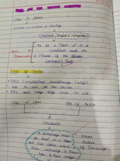 class 9 chapter 1 (political science) what democracy and why democracy full notes #notes