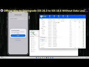 🧩 Easiest Way to Downgrade iOS 26.3 → 18.6 Without Data Loss | Official Update Fix (2026)