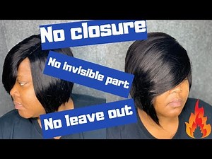 Quick Weave Bob no leave out | Outre' Purple Pack | Pronto Weave
