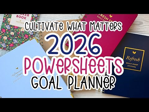 2026 Powersheets Launch! | Cultivate What Matters