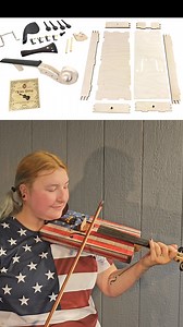 Build your own Star Spangled fiddle kit: https://www.cbgitty.com/kits-guitar-kits-amp-kits-more/special-edition-americana-box-fiddle-kit-star-spangled-banner/ | C. B. Gitty Crafter Supply