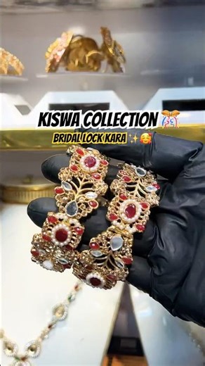 Bridal Lock Kara Bangles – All Colours Available ✨👑🌈#pakistan #lahore #jewellery