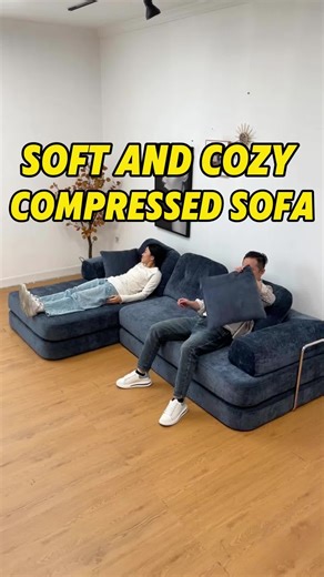 Excellent compression sofa bed, instant rebound, soft and comfortable #compressionsofa #furniturefactory #kangaroosofa #modularsofa #factory #confortable