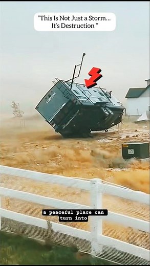This Is Not Just a Storm… It’s Destruction 😱 | Hurricane Power Caught on Camera | #shorts