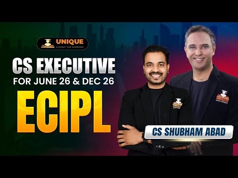 ECIPL CS EXECUTIVE | DEMO FCRA LECTURE 2 | JUNE 2026/DEC 2026 | CS SHUBHAM ABAD