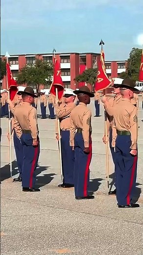 Returning the Guidon | End of Boot Camp Ceremony #usmc #marinecorps #usmarines #bootcamp #marine