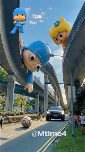 Pocoyo Vad Boyz: Reaching for the Ball… Car Steals It First! 🚗⚽😱