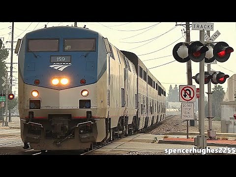 2024 Amtrak Metrolink BNSF & Union Pacific Trains (South & East Los Angeles)