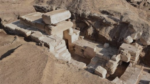 2,100-Year-Old Temple Discovered in Egypt Hidden in Cliff Face