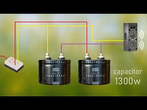DIY Powerful Ultra Bass Amplifier Capacitor , No IC , Simple circuit