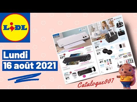 ARRIVAGE LIDL PAPETERIE & COUTURE - 16 AOÛT 2021