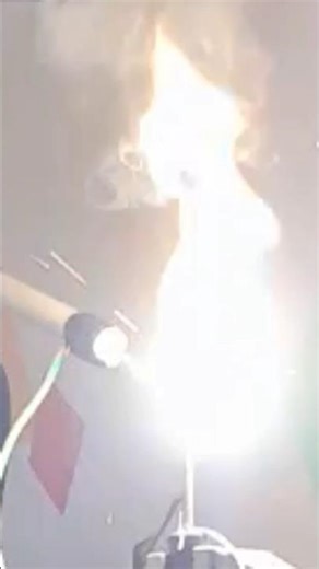 5KV 3A High Voltage ARC #2 #microwave #experiment #plasma #arc #overload #overvolt