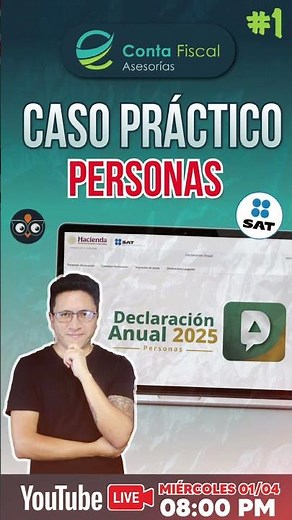 LIVE #1🔥 Devolución de Impuestos SAT🔥Declaración anual abril 2026🔥