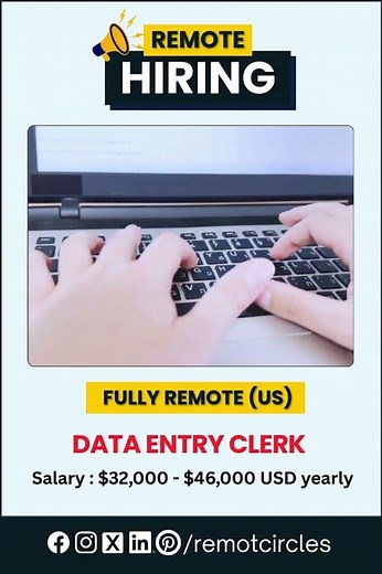 🚀 Hiring: Remote Data Entry Clerk at Gainwell Technologies!