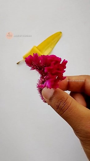 Handcrafted a vibrant bouquet using yellow sonajhuri leaves and purple cockscomb flowers. Nature’s colours always win! 🌿✨ #BouquetMaking #Sonajhuri #Cockscomb #NatureCraft #DIYReels #MadeByKaushika #fblifestyle #handmade #boutonniere #christmasdecor | Made by Kaushika