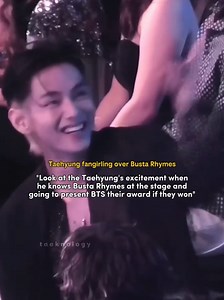 Taehyung's Joy Meeting Busta Rhymes & SZA