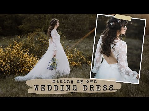 Making My Own Wedding Dress 👰🏻🧵 Sew With Me Bridal Edition