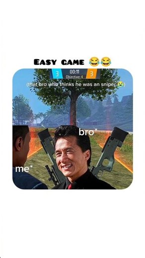 LOL:that one bro who thinks he is a sniper artist🤣
