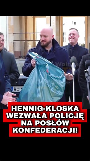 HENNIG-KLOSKA SENT THE POLICE TO THE CONFEDERATION'S MEMBERS!