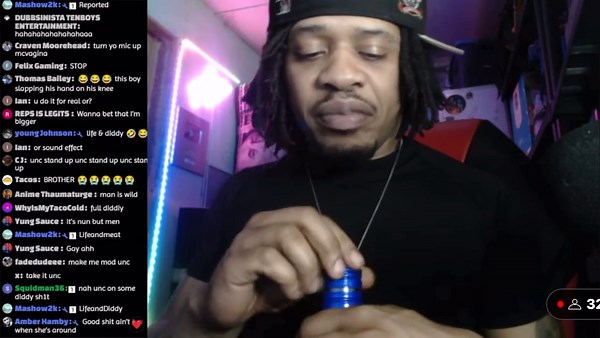 Game is game guy beat his meat on stream 😭😭😭