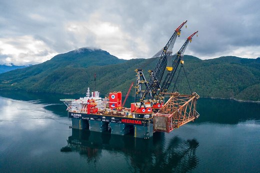 SSCV Sleipnir, el barco grúa semisumergible más grande del mundo: un titán capaz de levantar 20.000 toneladas