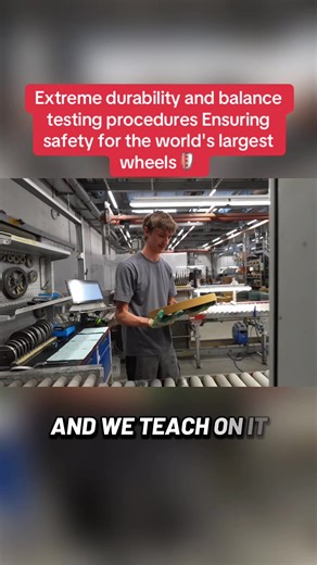 Extreme durability and balance testing procedures Ensuring safety for the world's largest wheels🛡️#engineering #manufacturing #grindingwheels #tyrolit #industry