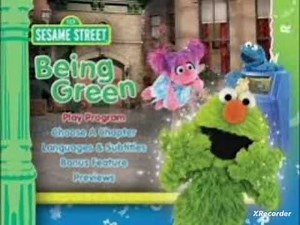 Sesame Street Being Green DVD