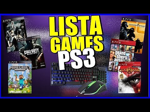 LISTA DE GAMES PS3 COMPATÍVEIS JOGAR TECLADO E MOUSE | 3 FORMAS CONECTAR TECLADO E MOUSE PS3