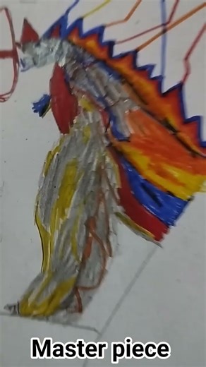 Godzilla drawing master piece