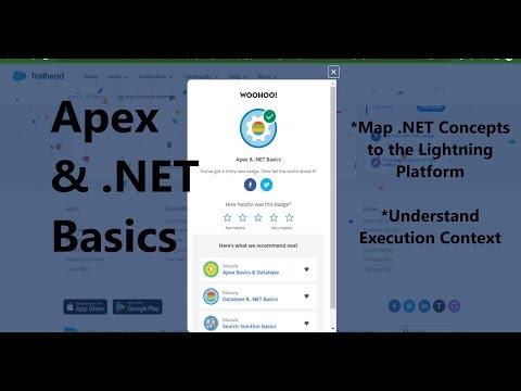 Apex & .NET Basics|| Map .NET Concepts to the Lightning Platform||Understand Execution Context