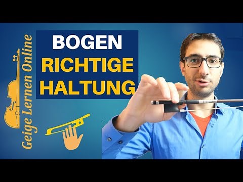 [Geige spielen lernen #10] Geigenbogen: die richtige Haltung für einen schönen Klang