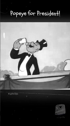 Popeye for President #cartoon #animation #classics #bettyboop