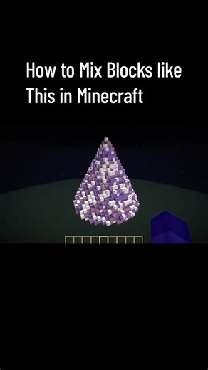 How to Make Beautiful Block Mixes in Minecraft #minecraftbuilding #minecraftmoments #minecraftshorts