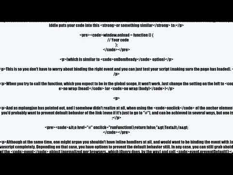 Error function not defined in javascript