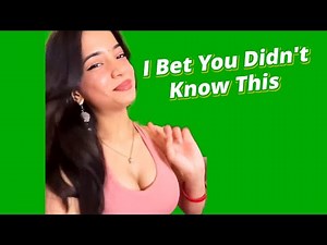 I Bet You Didn’t Know This! | Muskan Karia Green Screen Meme | Download Link 🔗 || ‪@vfxnoob‬​
