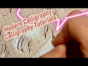 Modern Calligraphy A-a to Z-z l Calligraphy for Beginners | Calligraphy Tutorials