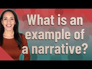 What is an example of a narrative?