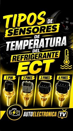 TYPES OF TEMPERATURE SENSORS!!! #automotiveelectronics #automobile