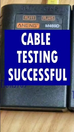 Easiest way to test your LAN cable | RJ45 cable😊🔌#lantester #lancable #lancableissue #cabletester
