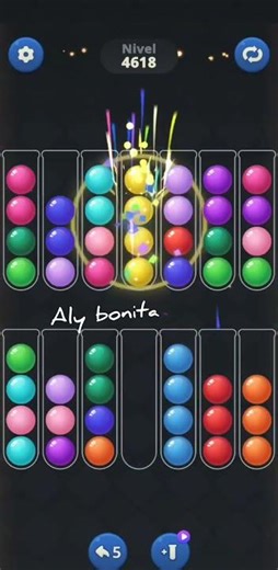 Ball sort puzzle level 4618 #puzzle #nivel #level #colors #resolución #gameplay #gaming