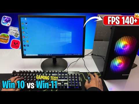 I Tested Windows 10 on Flipkart PC | i5-6500 + GT 740 | Win10 vs Win11 | Free Fire, GTA 5, Minecraft